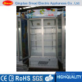 New Style Commercial Supermarket Upright 2 Doors Display Fridge